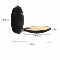Steinhauer Zenith Wandleuchte LED Schwarz, 1-flammig 11 Steinhauer Zenith Wandleuchte LED Schwarz, 1-flammig -Wandleuchten Verkaufsgeschäft steinhauer zenith wandleuchte 1442zw 5