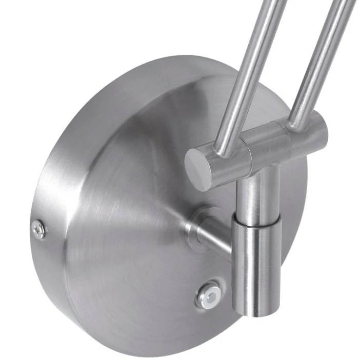 Steinhauer Zodiac Wandleuchte LED Edelstahl, 1-flammig 7 Steinhauer Zodiac Wandleuchte LED Edelstahl, 1-flammig – Bild 7