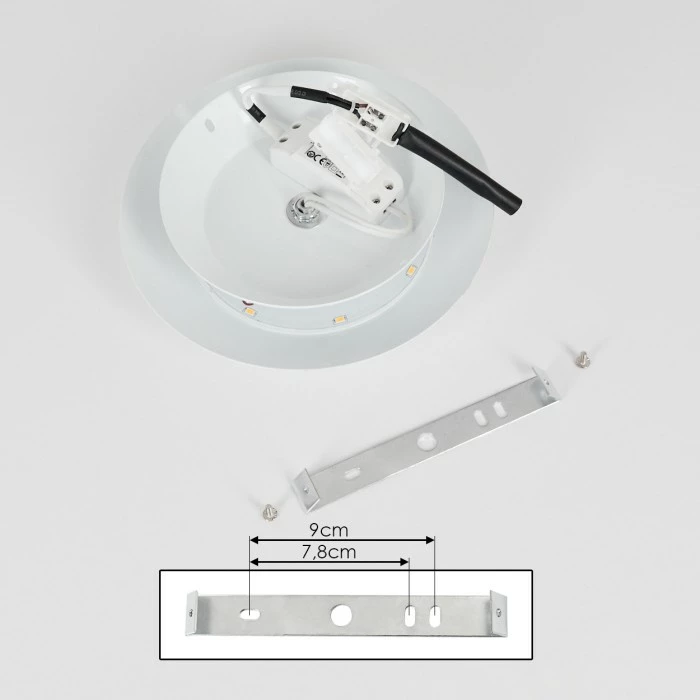 Hofstein Storkyro Wandleuchte LED Silber, 1-flammig 5 Hofstein Storkyro Wandleuchte LED Silber, 1-flammig – Bild 5