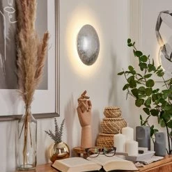 Hofstein Storkyro Wandleuchte LED Silber, 1-flammig 18 Hofstein Storkyro Wandleuchte LED Silber, 1-flammig -Wandleuchten Verkaufsgeschäft storkyro wandleuchte h3571101 8