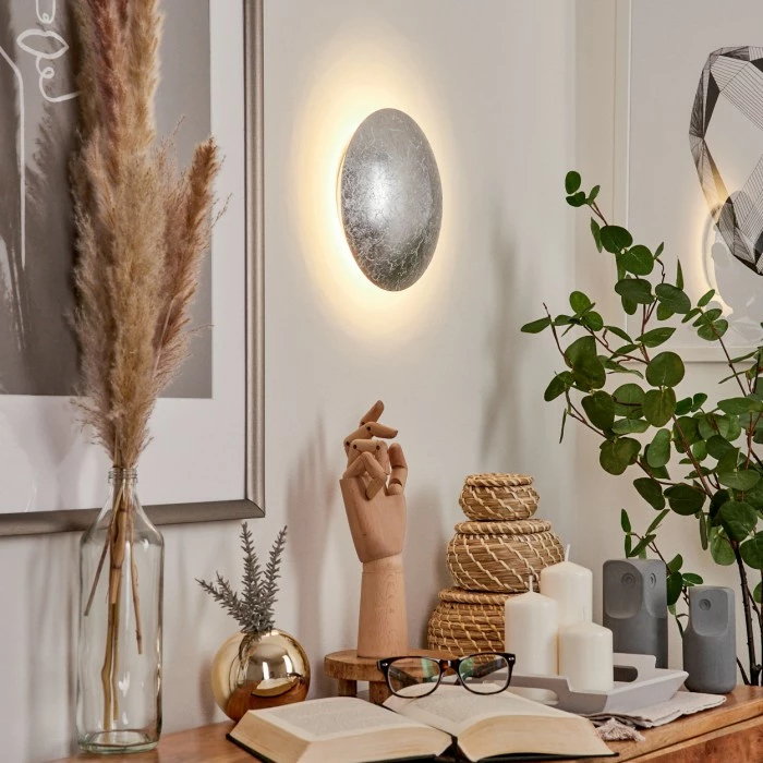 Hofstein Storkyro Wandleuchte LED Silber, 1-flammig 9 Hofstein Storkyro Wandleuchte LED Silber, 1-flammig – Bild 9