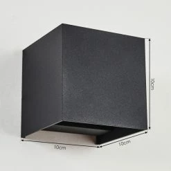 Hofstein Strandaa Wandleuchte LED Schwarz, 2-flammig -Wandleuchten Verkaufsgeschäft strandaa wandleuchte h3438220 3