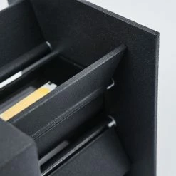 Hofstein Strandaa Wandleuchte LED Schwarz, 2-flammig -Wandleuchten Verkaufsgeschäft strandaa wandleuchte h3438220 5