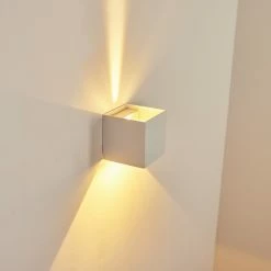 Hofstein Strandaa Wandleuchte LED Weiß, 2-flammig -Wandleuchten Verkaufsgeschäft strandaa wandleuchte h3438237 10