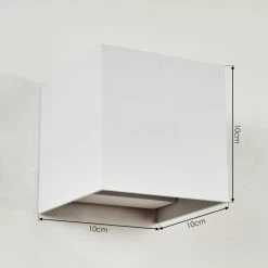 Hofstein Strandaa Wandleuchte LED Weiß, 2-flammig -Wandleuchten Verkaufsgeschäft strandaa wandleuchte h3438237 3