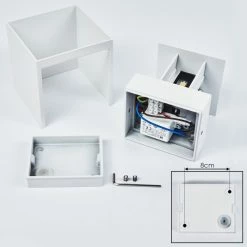 Hofstein Strandaa Wandleuchte LED Weiß, 2-flammig -Wandleuchten Verkaufsgeschäft strandaa wandleuchte h3438237 4