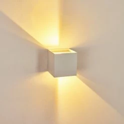 Hofstein Strandaa Wandleuchte LED Weiß, 2-flammig -Wandleuchten Verkaufsgeschäft strandaa wandleuchte h3438237 8