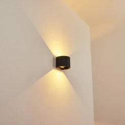 Hofstein Strandaa Wandleuchte LED Schwarz, 2-flammig 18 Hofstein Strandaa Wandleuchte LED Schwarz, 2-flammig -Wandleuchten Verkaufsgeschäft strandaa wandleuchte h3438251 6