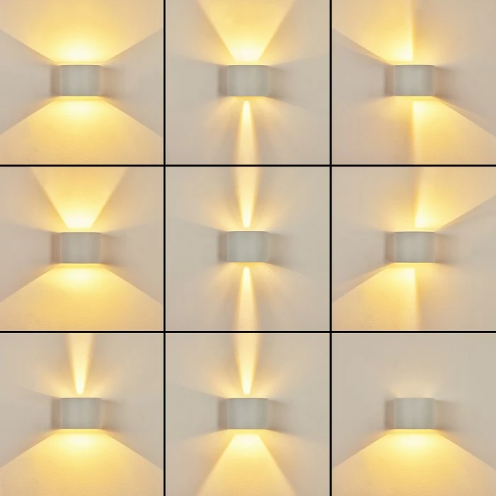 Hofstein Strandaa Wandleuchte LED Weiß, 2-flammig 2 Hofstein Strandaa Wandleuchte LED Weiß, 2-flammig – Bild 2