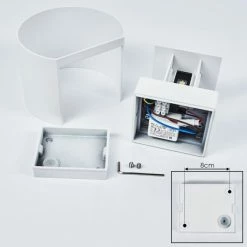 Hofstein Strandaa Wandleuchte LED Weiß, 2-flammig 16 Hofstein Strandaa Wandleuchte LED Weiß, 2-flammig -Wandleuchten Verkaufsgeschäft strandaa wandleuchte h3438282 4