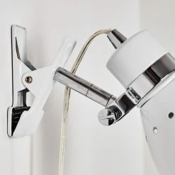 Hofstein Stranderott Klemmleuchte Weiß, 1-flammig -Wandleuchten Verkaufsgeschäft stranderott klemmleuchte h3288900 do1 12