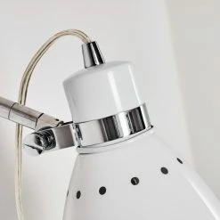 Hofstein Stranderott Klemmleuchte Weiß, 1-flammig -Wandleuchten Verkaufsgeschäft stranderott klemmleuchte h3288900 do1 15