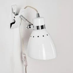 Hofstein Stranderott Klemmleuchte Weiß, 1-flammig -Wandleuchten Verkaufsgeschäft stranderott klemmleuchte h3288900 do1 5