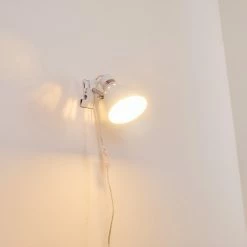 Hofstein Stranderott Klemmleuchte Weiß, 1-flammig -Wandleuchten Verkaufsgeschäft stranderott klemmleuchte h3288900 do1 9