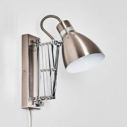 Hofstein Stranderott Wandleuchte Chrom, Edelstahl, 1-flammig -Wandleuchten Verkaufsgeschäft stranderott wandleuchte h3288764 do1 17