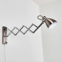 Hofstein Stranderott Wandleuchte Chrom, Edelstahl, 1-flammig -Wandleuchten Verkaufsgeschäft stranderott wandleuchte h3288764 do1 21