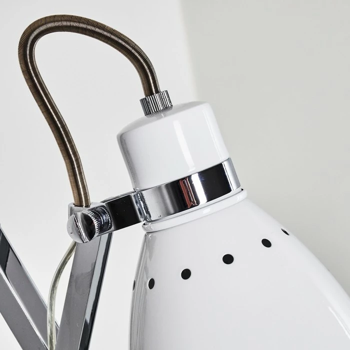 Hofstein Stranderott Wandleuchte Chrom, Weiß, 1-flammig 15 Hofstein Stranderott Wandleuchte Chrom, Weiß, 1-flammig – Bild 15