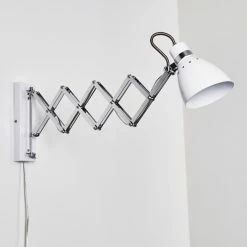 Hofstein Stranderott Wandleuchte Chrom, Weiß, 1-flammig 48 Hofstein Stranderott Wandleuchte Chrom, Weiß, 1-flammig -Wandleuchten Verkaufsgeschäft stranderott wandleuchte h3288788 do1 22