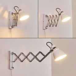 Hofstein Stranderott Wandleuchte Chrom, Weiß, 1-flammig 29 Hofstein Stranderott Wandleuchte Chrom, Weiß, 1-flammig -Wandleuchten Verkaufsgeschäft stranderott wandleuchte h3288788 do1 3