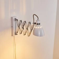 Hofstein Stranderott Wandleuchte Chrom, Weiß, 1-flammig 33 Hofstein Stranderott Wandleuchte Chrom, Weiß, 1-flammig -Wandleuchten Verkaufsgeschäft stranderott wandleuchte h3288788 do1 7