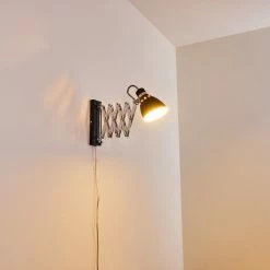 Hofstein Stranderott Wandleuchte Chrom, Schwarz, 1-flammig 45 Hofstein Stranderott Wandleuchte Chrom, Schwarz, 1-flammig -Wandleuchten Verkaufsgeschäft stranderott wandleuchte h3288801 do1 20