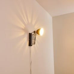 Hofstein Stranderott Wandleuchte Chrom, Schwarz, 1-flammig 34 Hofstein Stranderott Wandleuchte Chrom, Schwarz, 1-flammig -Wandleuchten Verkaufsgeschäft stranderott wandleuchte h3288801 do1 9