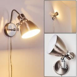 Hofstein Stranderott Wandleuchte Chrom, 1-flammig