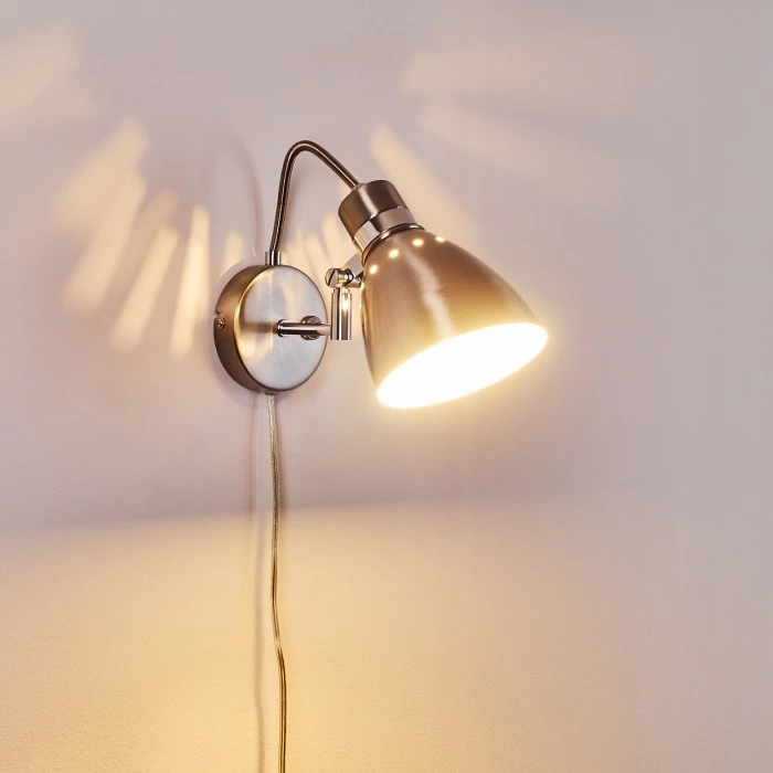 Hofstein Stranderott Wandleuchte Chrom, 1-flammig 19 Hofstein Stranderott Wandleuchte Chrom, 1-flammig – Bild 19