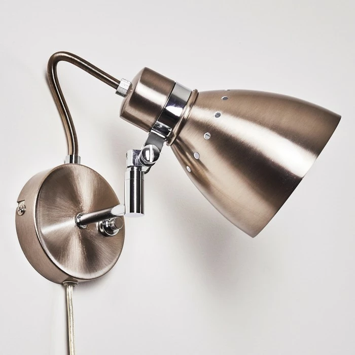 Hofstein Stranderott Wandleuchte Chrom, 1-flammig 20 Hofstein Stranderott Wandleuchte Chrom, 1-flammig – Bild 20