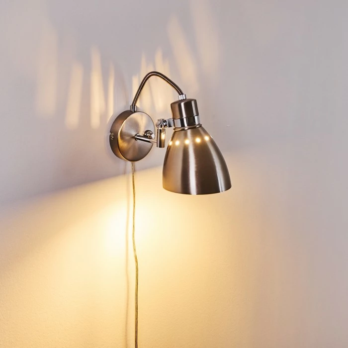 Hofstein Stranderott Wandleuchte Chrom, 1-flammig 21 Hofstein Stranderott Wandleuchte Chrom, 1-flammig – Bild 21