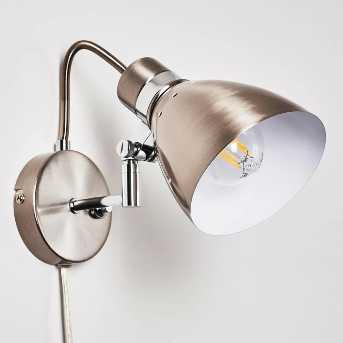 Hofstein Stranderott Wandleuchte Chrom, 1-flammig 22 Hofstein Stranderott Wandleuchte Chrom, 1-flammig – Bild 22