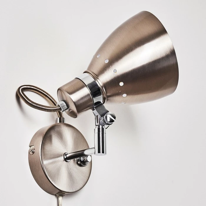 Hofstein Stranderott Wandleuchte Chrom, 1-flammig 6 Hofstein Stranderott Wandleuchte Chrom, 1-flammig – Bild 6