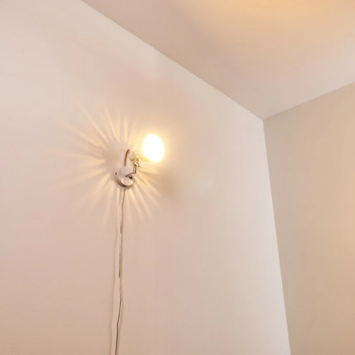 Hofstein Stranderott Wandleuchte Chrom, Weiß, 1-flammig 12 Hofstein Stranderott Wandleuchte Chrom, Weiß, 1-flammig – Bild 12