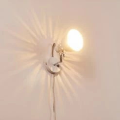 Hofstein Stranderott Wandleuchte Chrom, Weiß, 1-flammig 40 Hofstein Stranderott Wandleuchte Chrom, Weiß, 1-flammig -Wandleuchten Verkaufsgeschäft stranderott wandleuchte h3288849 do1 18