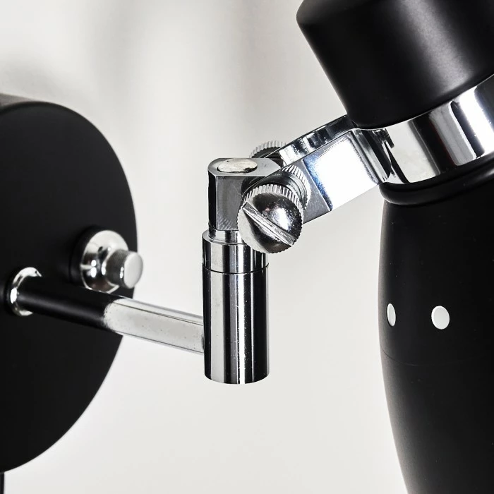 Hofstein Stranderott Wandleuchte Schwarz, 1-flammig 14 Hofstein Stranderott Wandleuchte Schwarz, 1-flammig – Bild 14