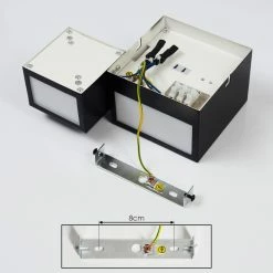 Hofstein Sumina Wandleuchte LED Schwarz, 1-flammig -Wandleuchten Verkaufsgeschäft sumina wandleuchte h3416037 3