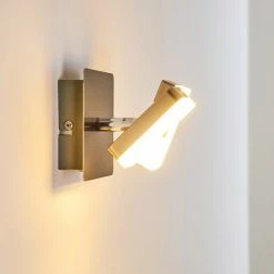 Hofstein Sumoas Wandleuchte LED Nickel-Matt, 1-flammig 34 Hofstein Sumoas Wandleuchte LED Nickel-Matt, 1-flammig -Wandleuchten Verkaufsgeschäft sumoas wandleuchte h3010006 do5 11