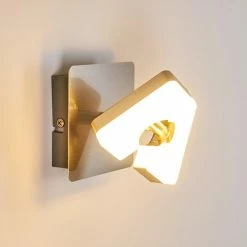 Hofstein Sumoas Wandleuchte LED Nickel-Matt, 1-flammig 39 Hofstein Sumoas Wandleuchte LED Nickel-Matt, 1-flammig -Wandleuchten Verkaufsgeschäft sumoas wandleuchte h3010006 do5 16