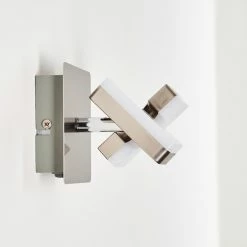 Hofstein Sumoas Wandleuchte LED Nickel-Matt, 1-flammig 43 Hofstein Sumoas Wandleuchte LED Nickel-Matt, 1-flammig -Wandleuchten Verkaufsgeschäft sumoas wandleuchte h3010006 do5 20