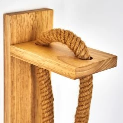 Hofstein Sunnyvale Wandleuchte Schwarz, Braun, Holz hell, 1-flammig -Wandleuchten Verkaufsgeschäft sunnyvale wandleuchte h3369586 10