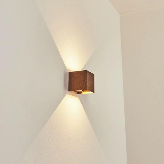 Hofstein Tamarin Wandleuchte LED Anthrazit, Braun, Holzoptik, 1-flammig 7 Hofstein Tamarin Wandleuchte LED Anthrazit, Braun, Holzoptik, 1-flammig – Bild 7