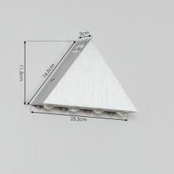 Hofstein Tapurai Wandleuchte LED Silber, 1-flammig -Wandleuchten Verkaufsgeschäft tapurai wandleuchte h3415665 3