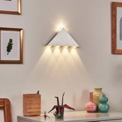 Hofstein Tapurai Wandleuchte LED Silber, 1-flammig -Wandleuchten Verkaufsgeschäft tapurai wandleuchte h3415665 6