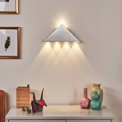 Hofstein Tapurai Wandleuchte LED Silber, 1-flammig -Wandleuchten Verkaufsgeschäft tapurai wandleuchte h3415665 8