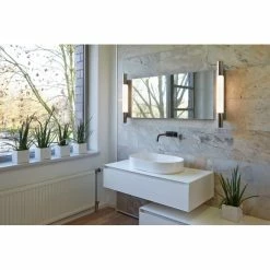 Tecnolumen EOS 14 Wandleuchte LED Edelstahl, 2-flammig -Wandleuchten Verkaufsgeschäft tecnolumen eos 14 wandleuchte wlz 14 pol wand 4