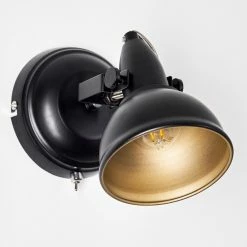 Hofstein Tina Wandleuchte Schwarz, 1-flammig -Wandleuchten Verkaufsgeschäft tina wandleuchte h3013069 do4 18