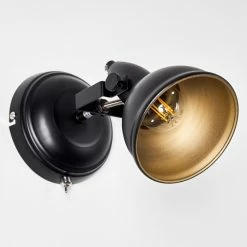 Hofstein Tina Wandleuchte Schwarz, 1-flammig -Wandleuchten Verkaufsgeschäft tina wandleuchte h3013069 do4 21