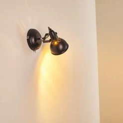 Hofstein Tina Wandleuchte Schwarz, 1-flammig -Wandleuchten Verkaufsgeschäft tina wandleuchte h3013069 do4 23