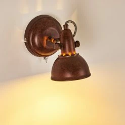 Hofstein Tina Wandleuchte Rostfarben, 1-flammig -Wandleuchten Verkaufsgeschäft tina wandleuchte h3013113 do4 13