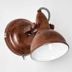 Hofstein Tina Wandleuchte Rostfarben, 1-flammig -Wandleuchten Verkaufsgeschäft tina wandleuchte h3013113 do4 14
